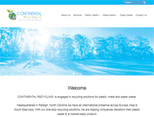Tablet Screenshot of continentalrecyclingusa.com